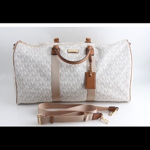 Michael Kors Logo Weekender Duffle Bag